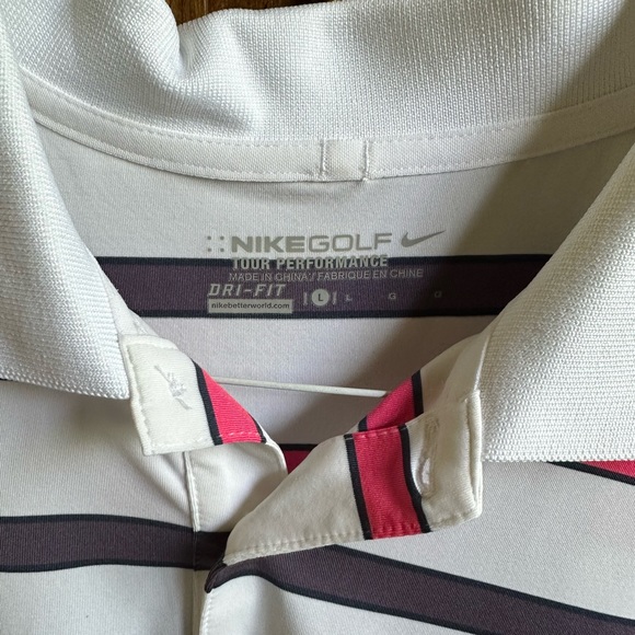 Nike golf shirt.   Size L. - Picture 2 of 2